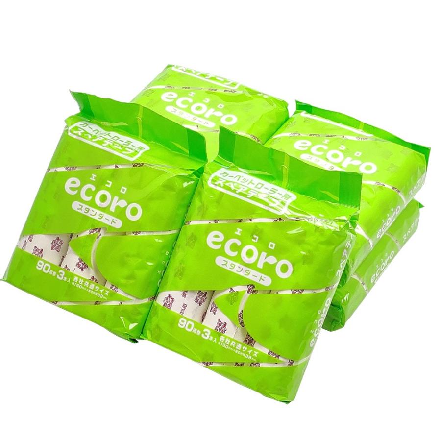 訳あり 18本 コロコロ 日本製 カーペットローラー用 スペアテープ 粘着 掃除 80周巻 幅160mm 各社共通サイズ 3本入 6パック ギフト対応不可 ギフトマン Paypayモール店 通販 Paypayモール