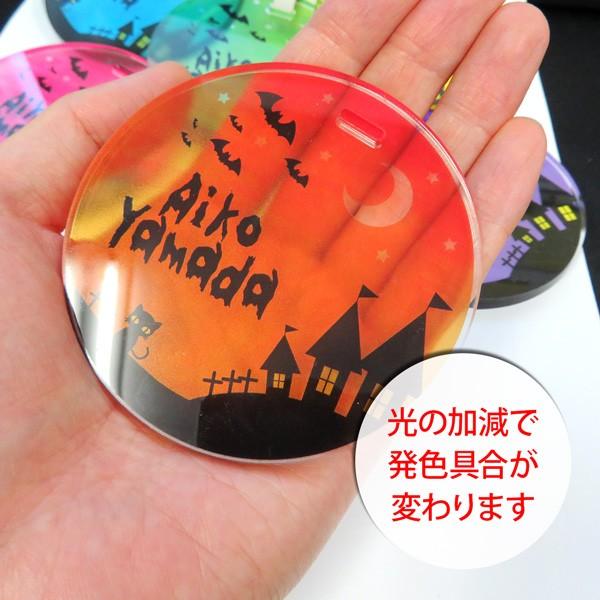 ネームプレートハロウィン ネームタグ 名入れ 記念品 卒業 ラウンド型 オリジナル キッズ 名入れ ギフト プレゼント等 おすすめ｜giftmore｜03