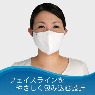 【全国送料無料　メール便発送】【DR.C医薬】+3 ハイドロ銀チタン ソフトガーゼマスク 立体タイプ　ふつうサイズ  8枚入り｜giftnomura｜07