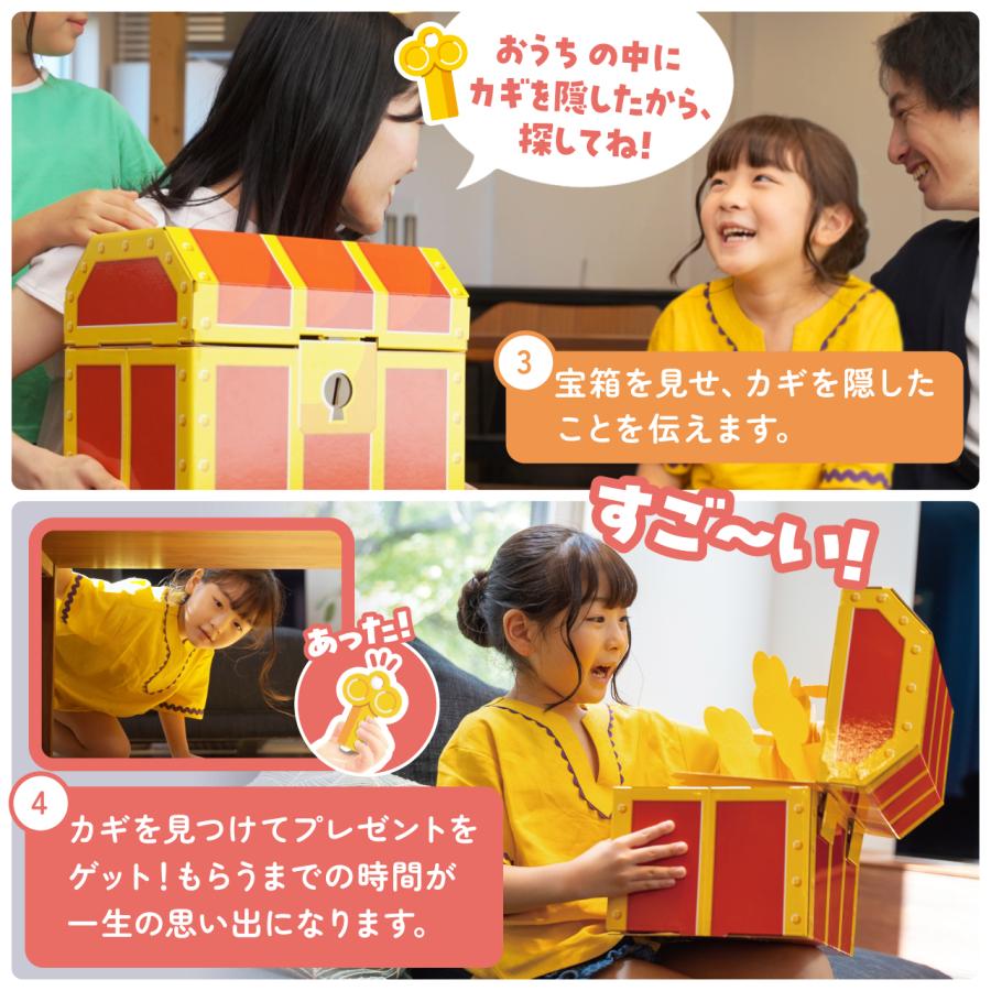 ギフトゥール【宝箱】誕生日（ケーキ） なぞときシート付 ギフト