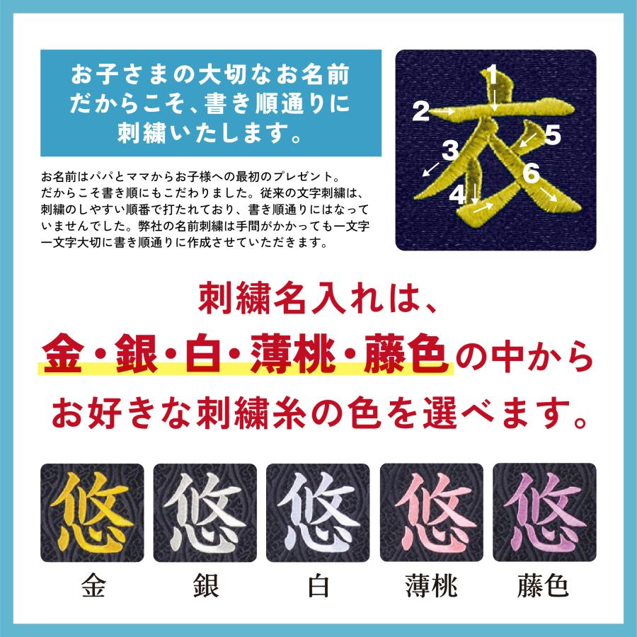 名前旗 刺繍 男の子 名入れ 名物裂 中 黄金鷹(白) 五月人形 端午の節句 こどもの日 刺繍名入れ 誕生石 黄金鷹 鷹_5