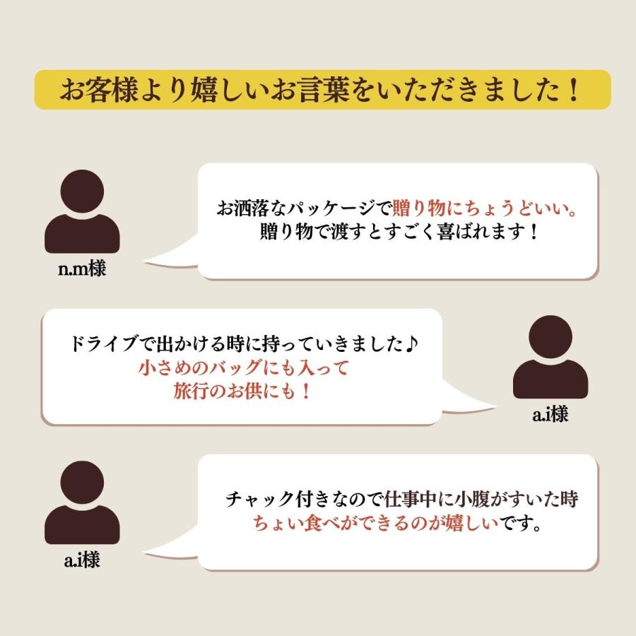 こだわりおつまみギフト６種セット カシューナッツ ジャーキー 帆立ひも いかスモークさき コーン 米沢牛入りサラミ 晩酌 つまみ おしゃれ 酒の肴 珍味 誕生日｜giftplaza-online｜11