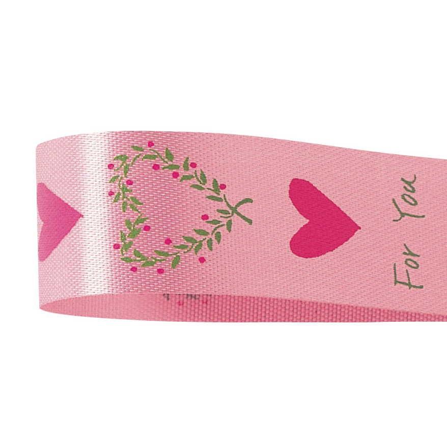 青山リボン フォーユーハート 22mm×23m 1240-047 : ギフトリボンハウス