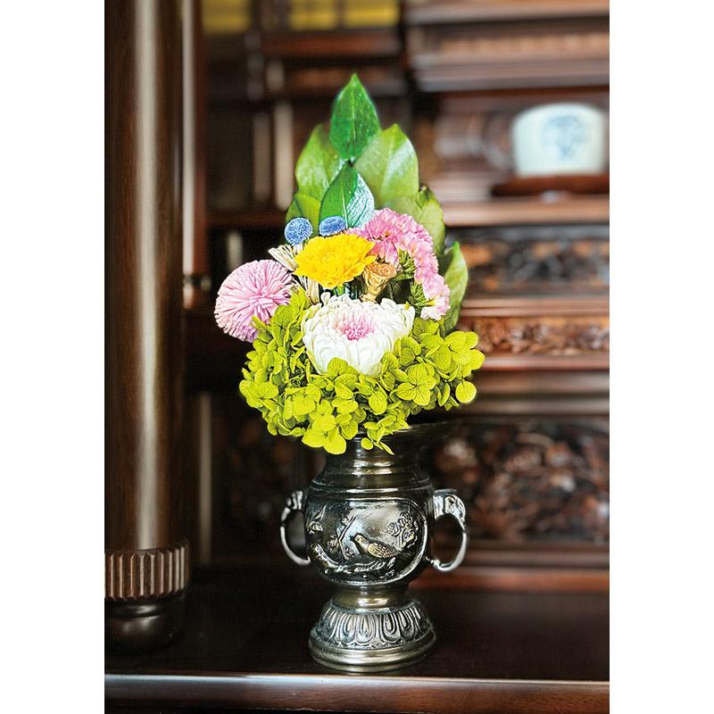 週末値下げ！敬老の日　花束仏花　プリザーブドフラワーブーケ　お供え仏花　お彼岸 敬老の日 プレゼント ギフト お彼岸 お供え 秋 2026 送料無料 仏具 A&K