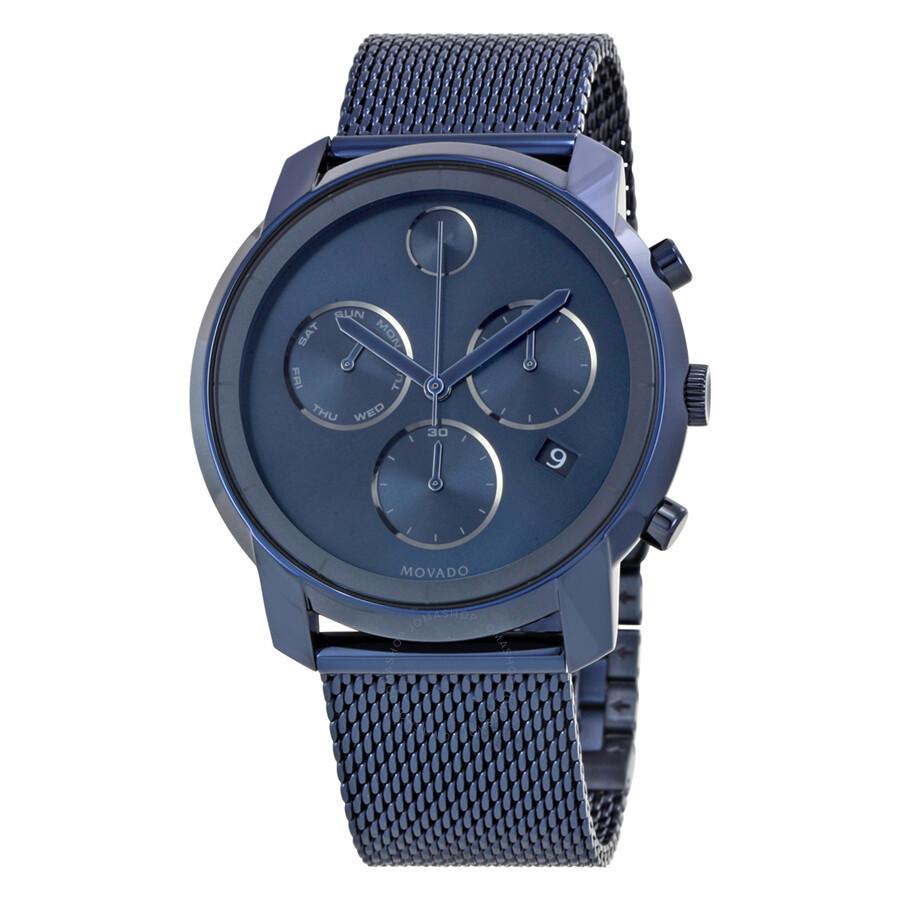 MOVADO モバード Bold ボールド メッシュバンド シンプル ミニマル 丸  