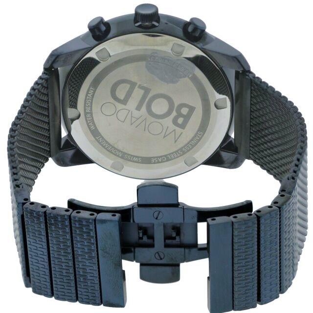 MOVADO モバード Bold ボールド メッシュバンド シンプル ミニマル 丸型 ステンレス メンズ 腕時計 3600403