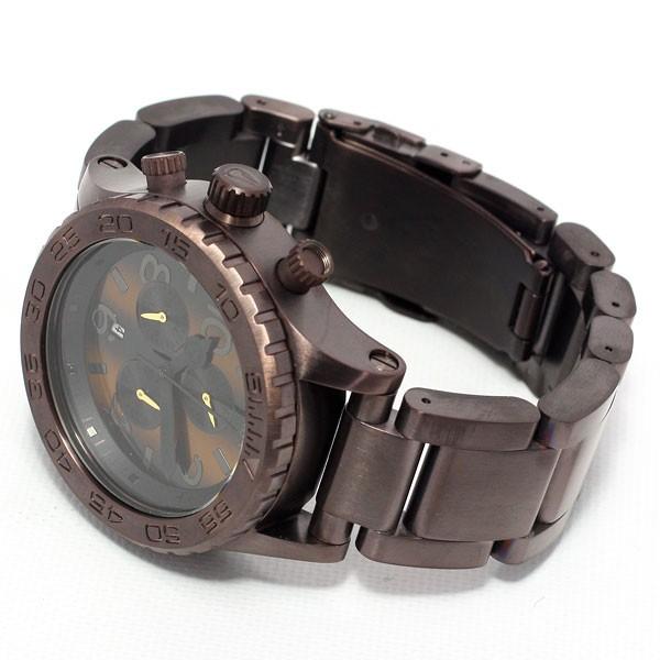 【ほぼ未使用】 NIXON ニクソン THE 42-20 Tiger Eye Bronze A0371073 タイガーアイ ブロンズ クロノ メンズ レディース 腕時計 【EIM8099490764】(28560円)