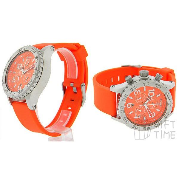 NIXON ニクソン a038877　THE 42-20 PU CHRONO MARMALADE メンズ ニクソン クロノ 腕時計｜gifttime｜02