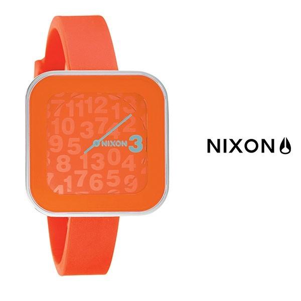 激レア★[日本未入荷]NIXON ニクソン A162877 ROCIO ロッシオ ロシオ オレンジ シリコン 時計 レディース