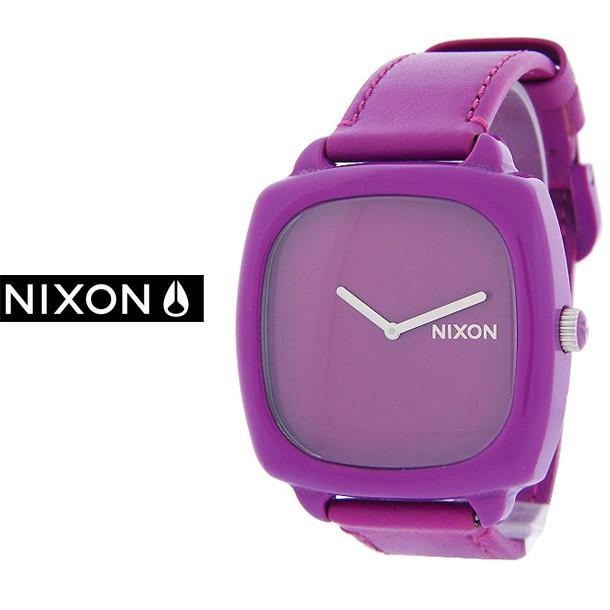 激レア★[日本未入荷]NIXON ニクソン A167698 THE SHUTTER シャッター パープル 時計 レディース A167-698