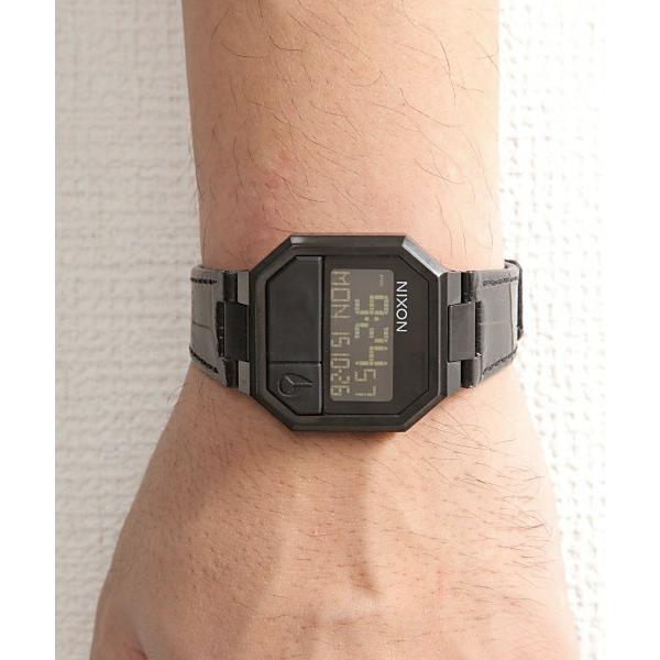 NIXON/ニクソン THE RE-RUN リ ラン クロックエンボス加工レザー レディース メンズ ユニセックス 腕時計 A944-840 A944840｜gifttime｜04