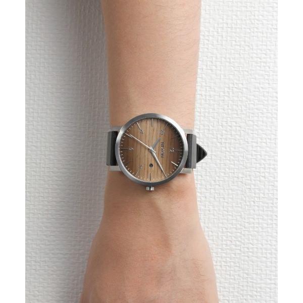 NIXON/ニクソン a9452457 THE ROLLO ロロ レザー Wood/Silver メンズ レディース ユニセックス 腕時計 A945-2457｜gifttime｜04