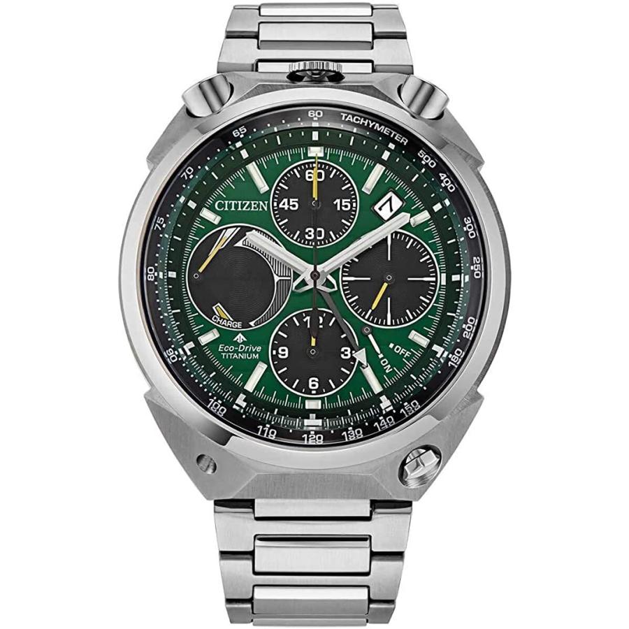 CITIZEN シチズン Eco-Drive Promaster Titanium エコドライブ プロマスター ツノ クロノグラフレーサー チタン 海外モデル MENS メンズ 腕時計 av0081-51x｜gifttime