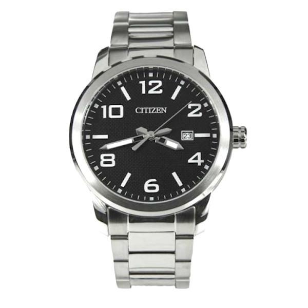 CITIZEN 生産中止 シチズン アナログ シルバー Mens bi1020-57e 海外モデル 腕時計 BI1020-57E｜gifttime