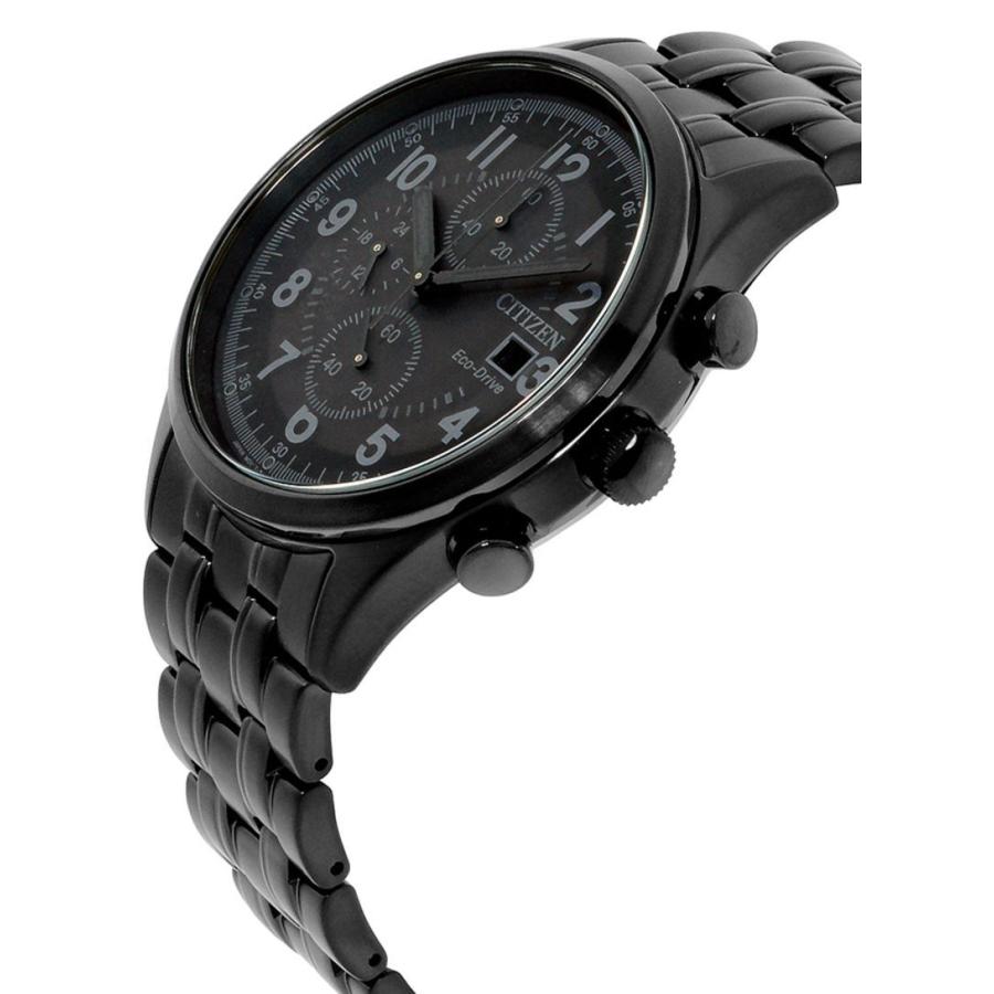 CITIZEN シチズン Eco-Drive エコドライブ ブラック ステンレス 海外モデル MENS メンズ 腕時計 ca0625-55e