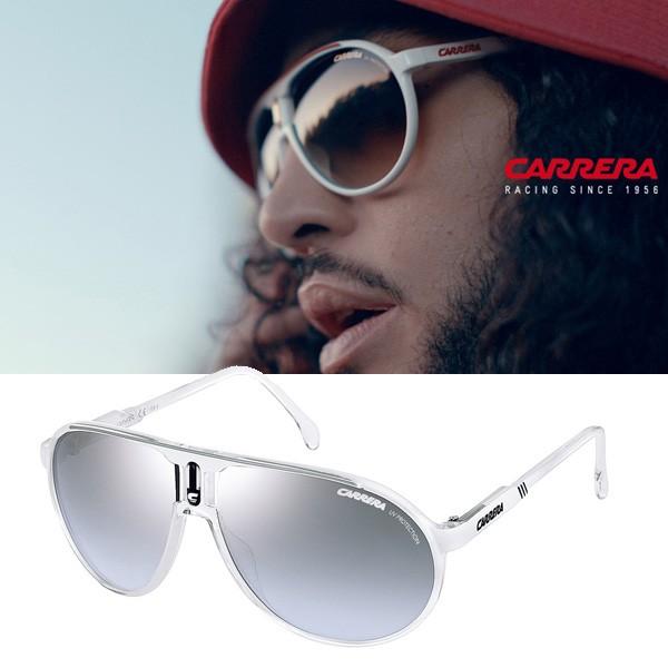 人気ブランド カレラ Carrera Champion 0kyl Ic Champion 0kyl Ic ホワイトグラデーショングレー ミラーレンズ サングラス レディース メンズ 即納 最大半額 Blog Lonolife Com