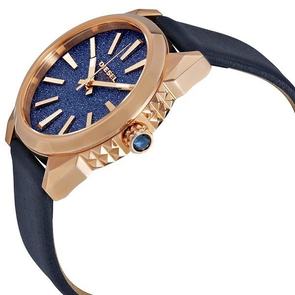 DIESEL ディーゼル DZ5532 NUKI Blue Dial ANALOG dz5532 ブルーレザー ローズゴールド アナログ レディース腕時計｜gifttime｜03