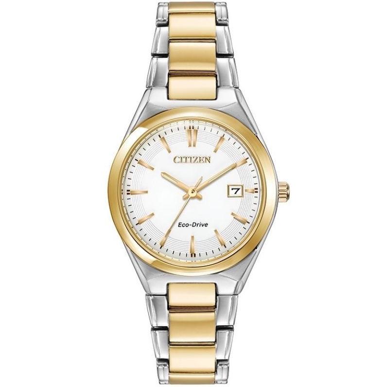 CITIZEN シチズン Eco Drive エコドライブ EW1974-54A シルバー ゴールド レディース 腕時計 海外モデル ew1974-54a