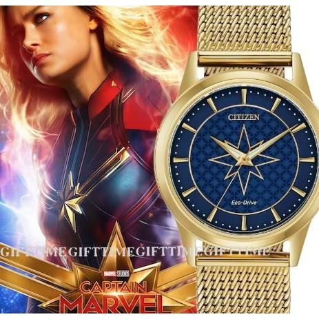 CITIZEN シチズン FE7062-51W Gold/Blue Stainless CAPTAIN MARVEL