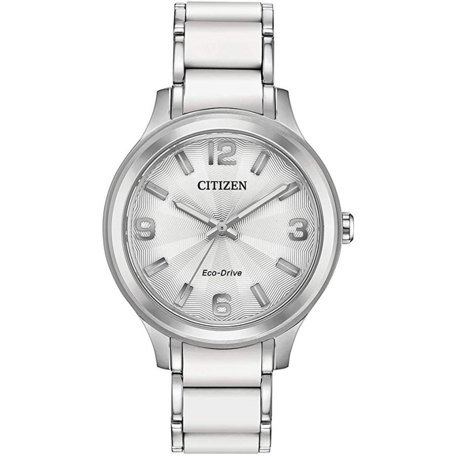 CITIZEN シチズン Eco Drive エコドライブ FE7070-52A ホワイトシリコン レディース 腕時計 海外モデル 逆輸入 fe7070-52a