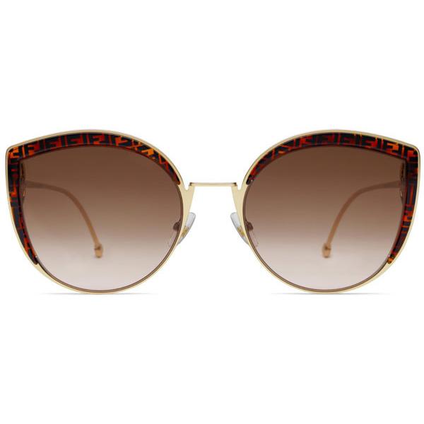 FENDI フェンディ FF0290/S LHF HA キャットアイ メタルフレーム 