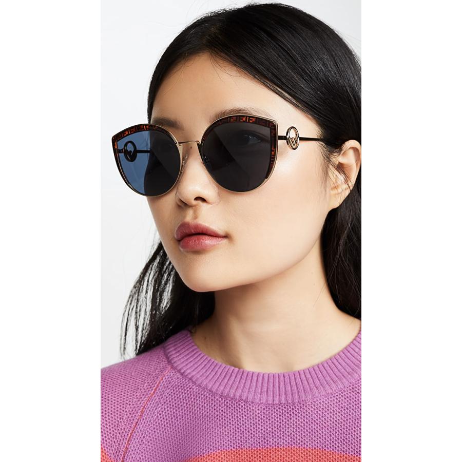 FENDI フェンディ FF0290/S LHF HA キャットアイ メタルフレーム 