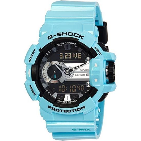 ☆CASIO カシオ G-SHOCK Blue gba400-2c ジーミックス G’MIX Bluetooth スマホ連携モデル Gショック アナデジ gba-400-2c｜gifttime