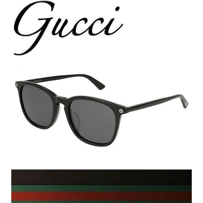 グッチ サングラス V296GUCCI ブラック/グレー レンズ ユニセックス-