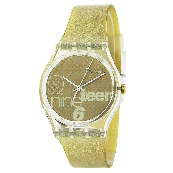 [メール便][ケース割れ]SWATCH スウォッチ 腕時計 GK216W GENT GLITTER ジェント グリッター｜gifttime