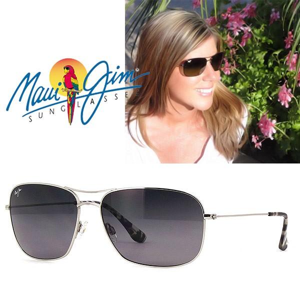 Maui Jim BREEZEWAY Polarized Aviator Sunglasses gs77317 マウイジム 偏光レンズ