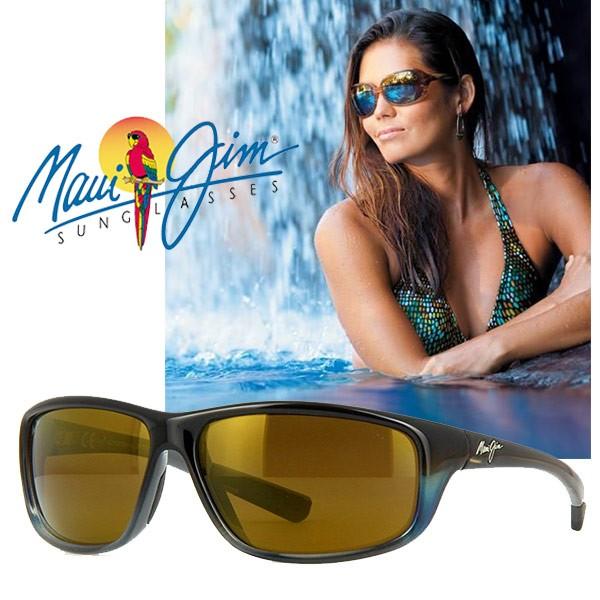 Maui Jim SPARTAN REEF Polarized Wrap Sunglasses h278-03f 