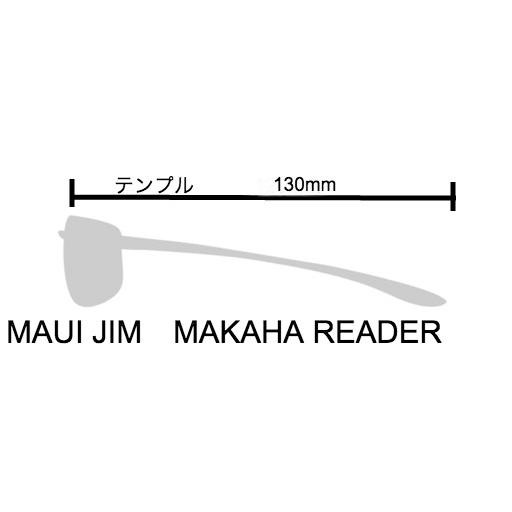 Maui Jim マウイジム h805-1015 Makaha Reader+1.50 老眼付き ユニセックスサングラス マルチビジョン Polarized 偏光レンズ｜gifttime｜04