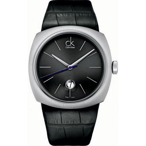 Calvin Klein ck k9711102 カルバンクライン 腕時計 Conversion MENS ブラックレザーベルト スイス製｜gifttime