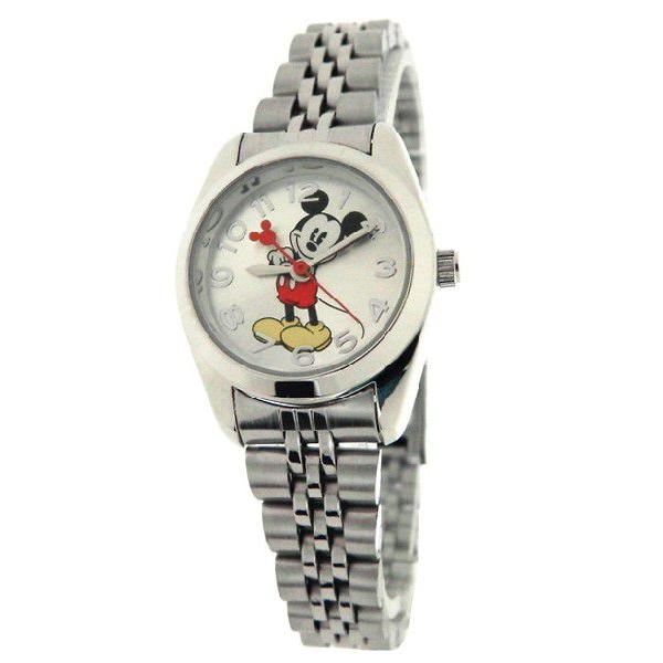 Disney ディズニー mck807 Mickey Mouse Silvertone Classic Bracelet レディース 時計｜gifttime