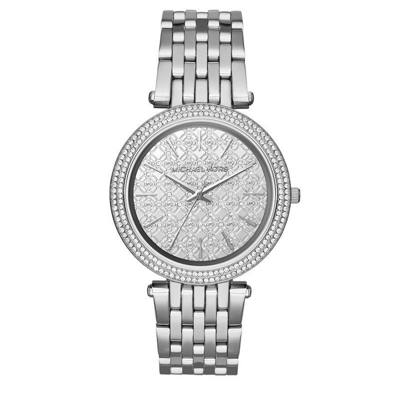 MK3404 Silver Clystal Darci クリスタル×シルバー アナログ レディース 腕時計 マイケルコース