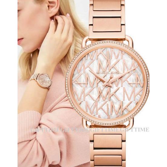 MICHAEL KORS マイケルコース MK3887 RoseGold Stainless Portia Ladies ローズゴールド ステンレス アナログ レディース 腕時計 mk3887