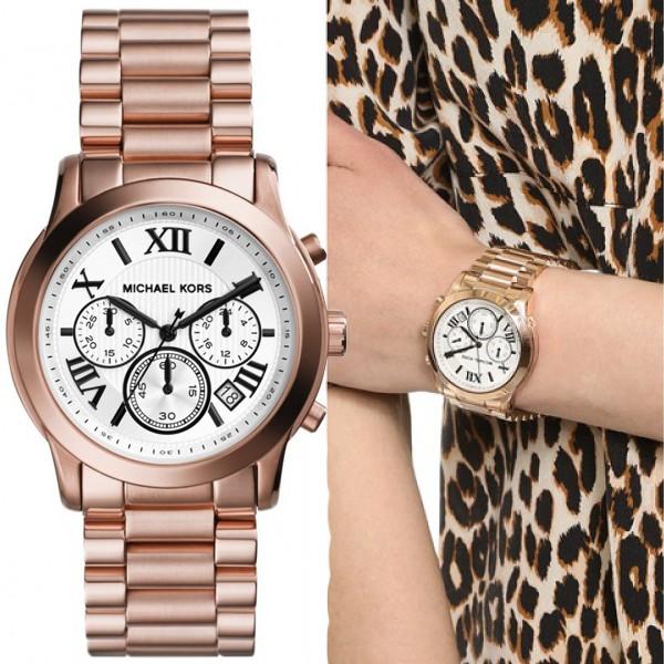 MICHAEL KORS マイケルコース mk5929 Cooper クーパー クロノグラフ ローズゴールド レディース 腕時計