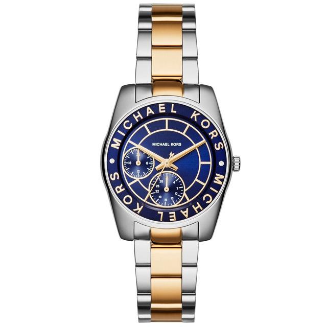 MK6195 Ryland シルバー ブルー アナログ レディース 腕時計 マイケルコース