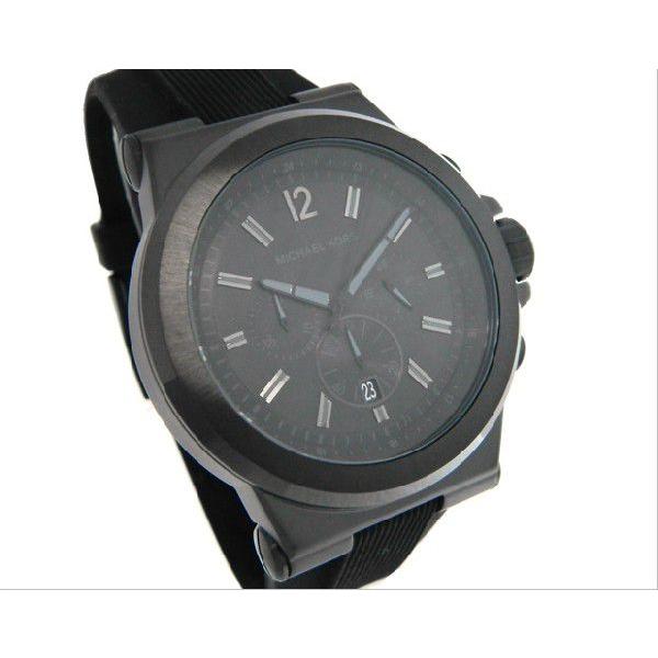 MICHAEL KORS/マイケルコース mk8152 Gents with Black Rubber Strap メンズ 腕時計｜gifttime｜04