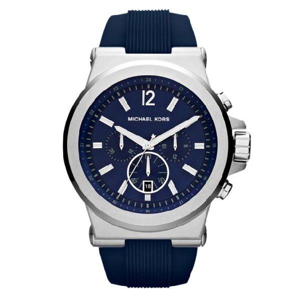 MICHAEL KORS マイケルコース mk8303 Dylan Blue Blue Rubber Men ディラン ブルー ラバーベルト