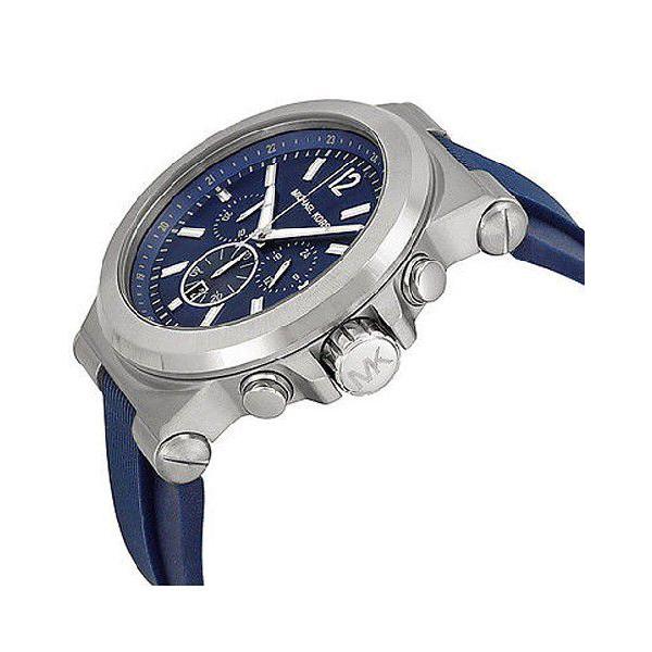 MICHAEL KORS マイケルコース mk8303 Dylan Blue Blue Rubber Men ディラン ブルー ラバーベルト メンズ 腕時計｜gifttime｜03