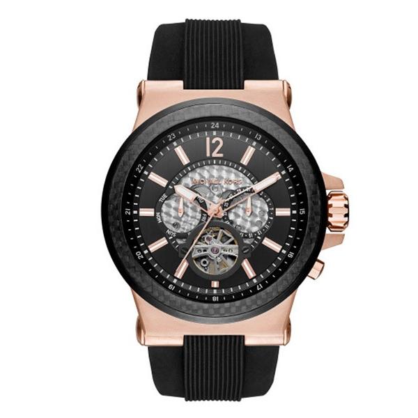 MK9019 DYLAN シリコンバンド 48mm 蓄光ダイヤル アナログ 腕時計 MENS メンズ マイケルコース｜gifttime