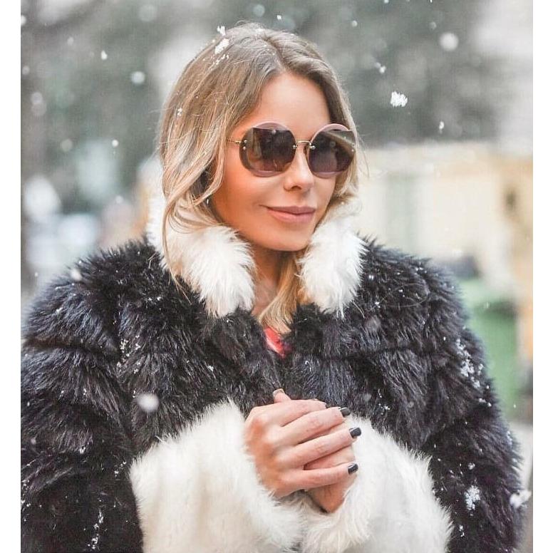 miu miu ラウンドサングラス 新品】miumiu ♡ラウンドサングラス こじはる 黒