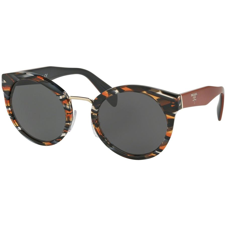 Prada プラダ PR05TS VAN9K1 オーバル ラウンド Sheaves Grey Orange 
