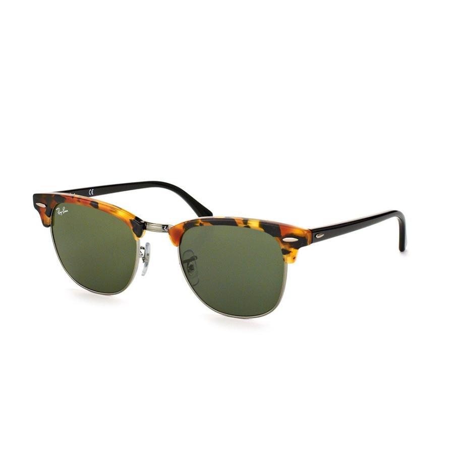 Rayban レイバン RB3016 1157 51mm Clubmaster Black/G-15 Green  クラブマスター ハバナ G-15 グリーン サングラス rb3016-1157-51mm｜gifttime