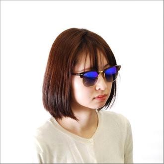 RAY-BAN レイバン RB3016 990/7Q 49mm Clubmaster べっこう ハバナ×ミラー クラブマスター サングラス レディース メンズ Rayban｜gifttime｜06