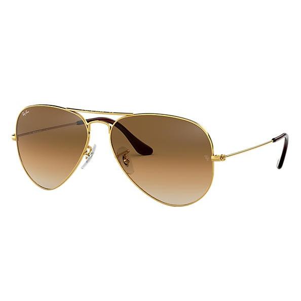 Rayban レイバン RB3025 001 51 55mm AVIATOR CLASSIC GOLD アビエイター ライトブラウングラデーション サングラス rb3025-001-51-55mm｜gifttime