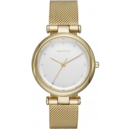 SKAGEN スカーゲン Tanja silver gold SKW2486 シルバーダイアル ゴールドメッシュバンド レディース 腕時計
