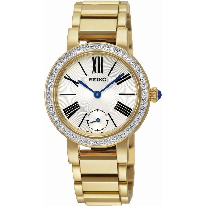 SEIKO セイコー SRK028P1 スワロフスキークリスタル ステンレスバンド 腕時計 レディースウォッチ クォーツ