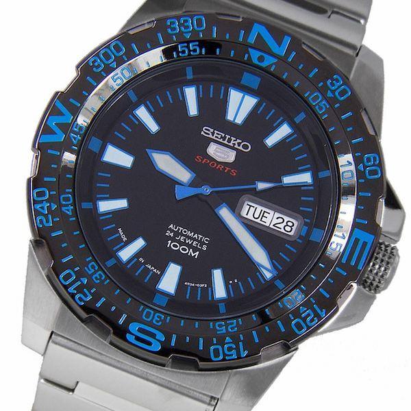 ☆SEIKO[セイコー] srp543 Seiko5 SPORTS AUTOMATIC SILVER スポーツ オートマチック SRP543 シルバー メンズ セイコーファイブ 腕時計｜gifttime